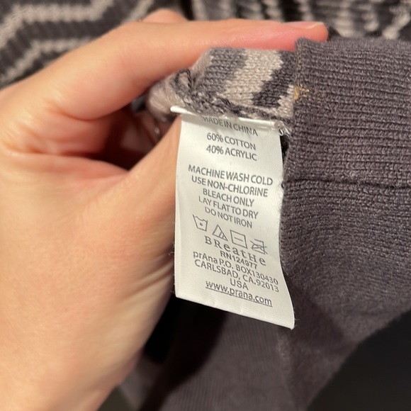 Prana Women’s XL Grey Hooded Sweater Dress LIKE NEW - Picture 5 of 8